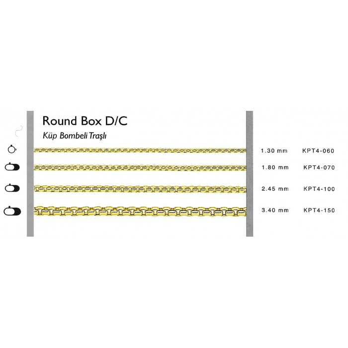 Parallel Cable HR D/C 1,3 mm 45 cm 1,8 gr 14 K 585